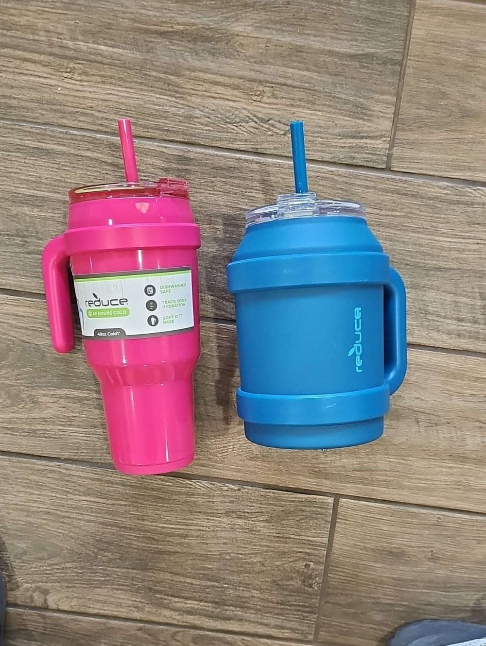 Reduce Insulated Tumbler Cup - Pink & Blue Set